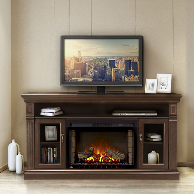 Napoleon TV Stand for TVs up to 78" with Fireplace Included Wayfair